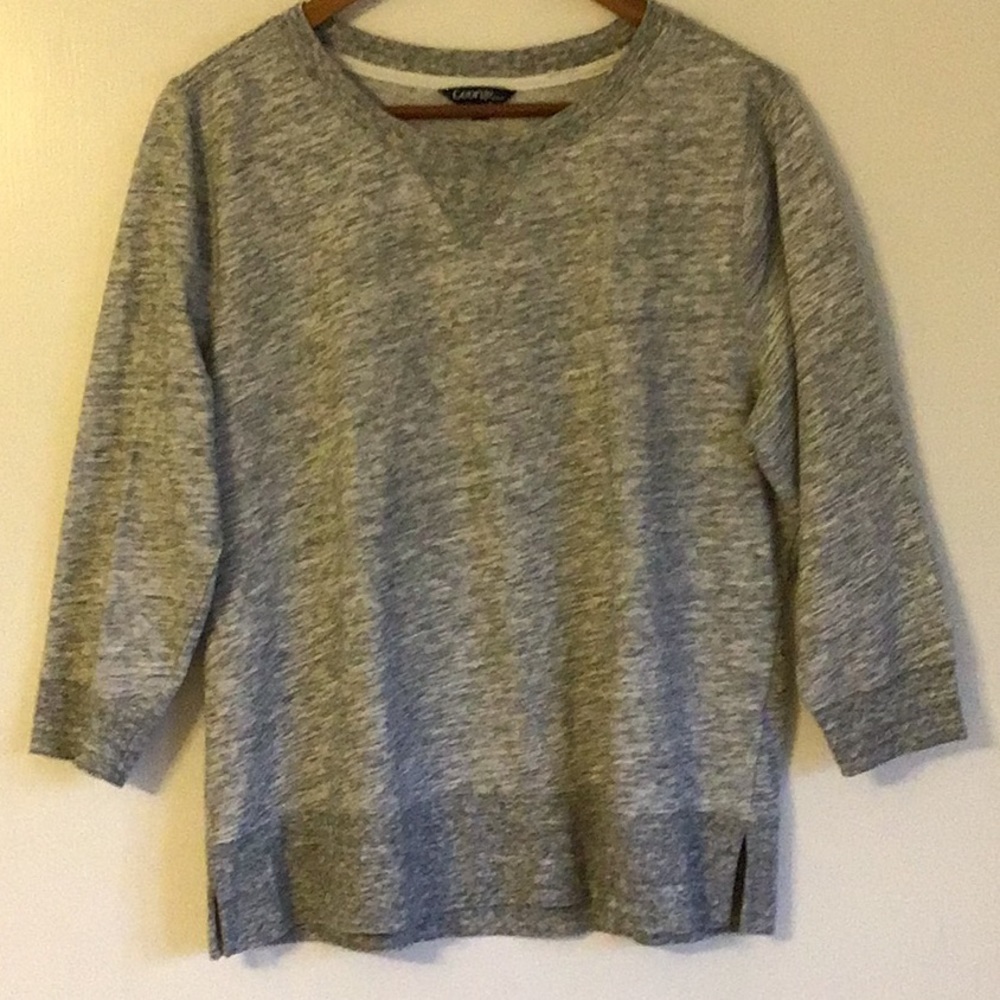 LIKE NEW!! GRAY XL “GEORGE” SWEATSHIRT TOP